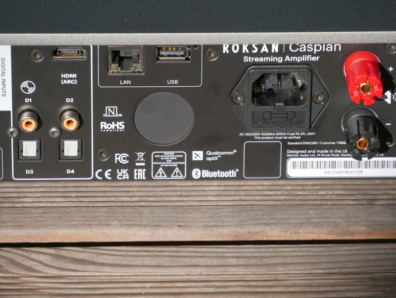 Roksan Caspian 4G Streaming Digitalteil und Strom
